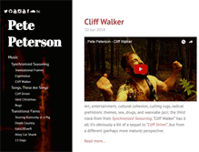 Tablet Screenshot of petepetersonmusic.com